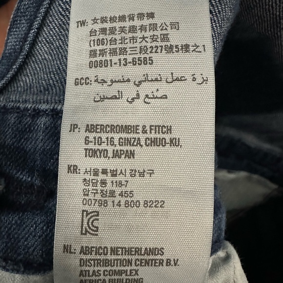 Hollister Teens Denim Overalls Size Large Blue Aztec Print X Back Skinny Leg - Picture 4 of 5